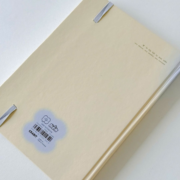 Sổ tay A5 grid 130gsm 128 trang - Hên đi mưa