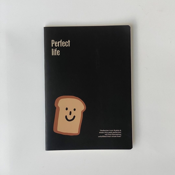 Vở kẻ ngang 120 trang - Perect Life Bánh mỳ đen