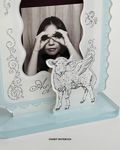 Khung ảnh standee để bàn Ren Framework - Photo strip 3 ảnh