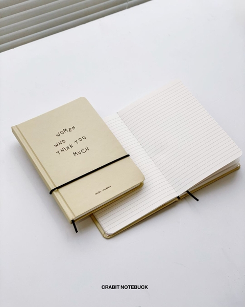 Sổ tay A5 kẻ ngang 130gsm 110 trang A Few Notes - Woman Who Think Too Much