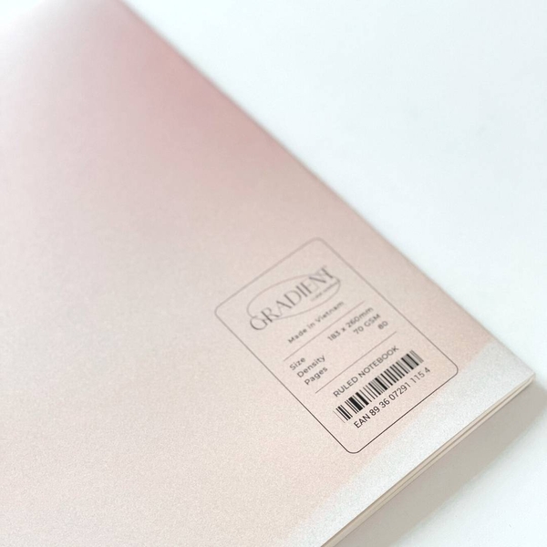 Vở kẻ ngang 80 trang Gradient Hồng