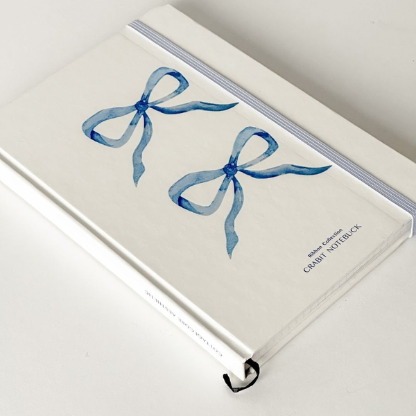 Sổ grid A5 Ribbon Collection Nơ Xanh