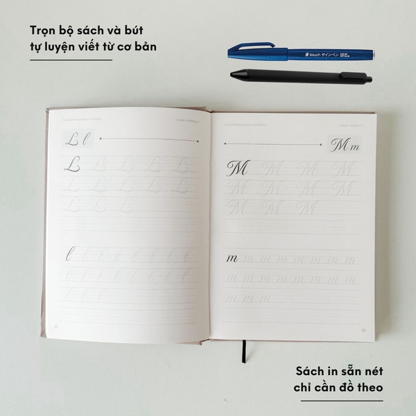 Bộ sách luyện viết Modern Calligraphy & Handwriting