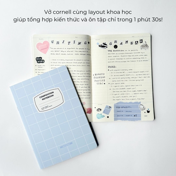 Combo 3 Vở cornel 120 trang Composition Collection