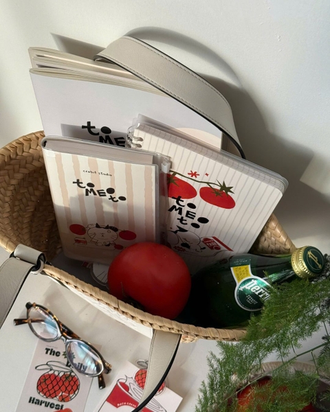 Sổ tay handy kẻ ngang bìa mềm 130gsm Tomeoto Gym Sọc