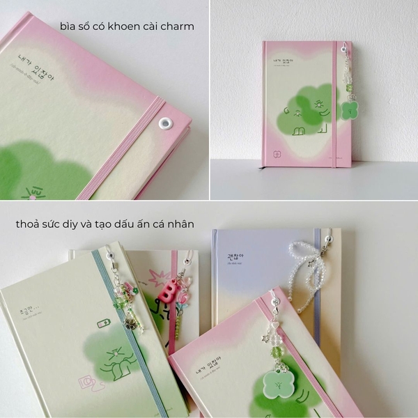 Sổ tay A5 grid 130gsm 128 trang - Hên an ủi