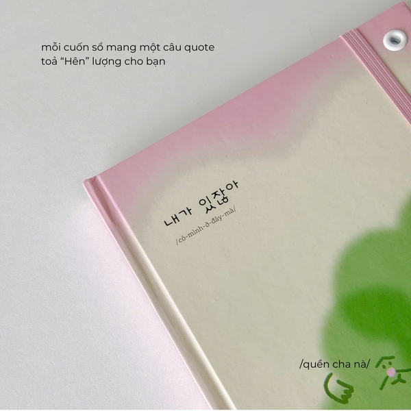 Sổ tay A5 grid 130gsm 128 trang - Hên an ủi