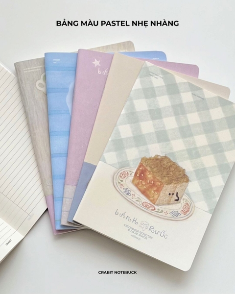 Vở kẻ ngang 70gsm 120 trang Miếng - Bành bò