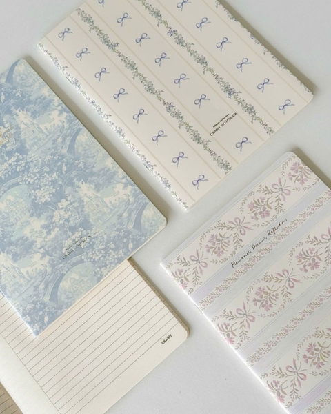 Vở kẻ ngang 80gsm 80 trang The Reverie Diary - Hoa Nơ Xanh Nhỏ