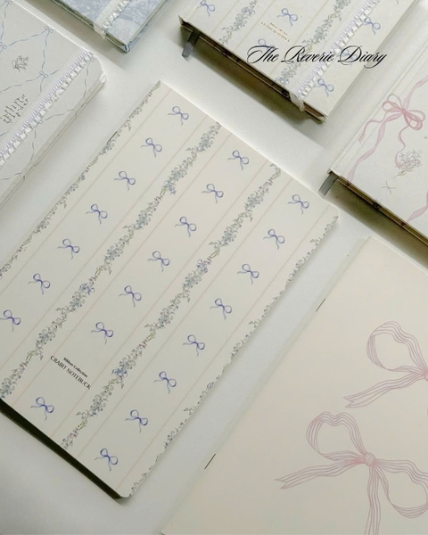 Vở kẻ ngang 80gsm 80 trang The Reverie Diary - Hoa Nơ Xanh Nhỏ