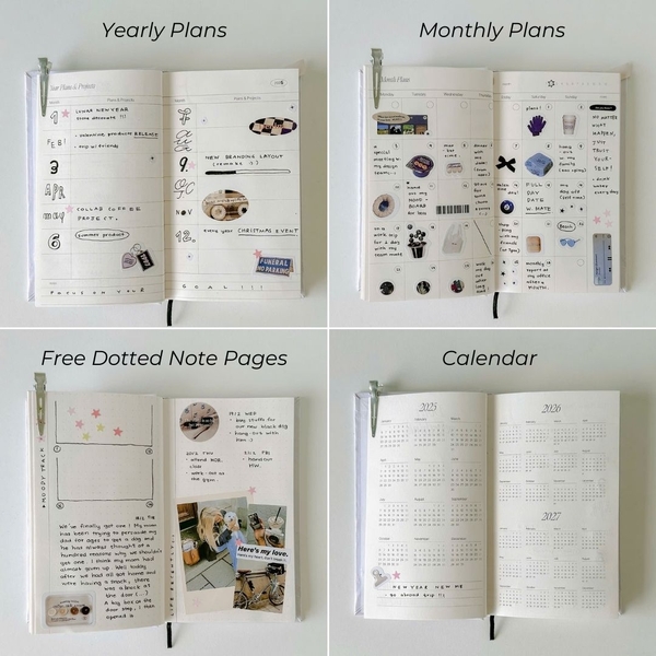 Sổ lịch Planner 2025 - Handy Monthly Plan - 14 Months