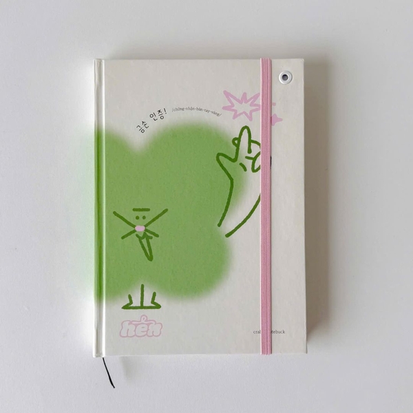 Sổ tay A5 dot 130gsm 128 trang - Hên Tay Vàng