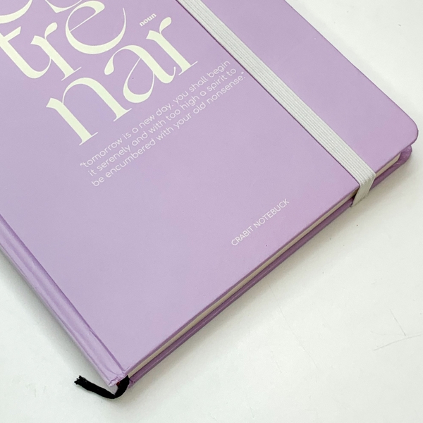 Sổ trơn A5 130gsm 110 trang Obscure Feeling - Tím