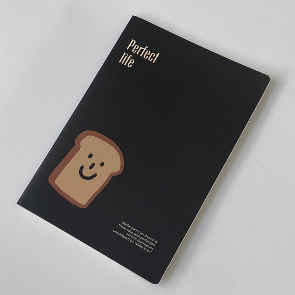 Vở kẻ ngang 120 trang - Perect Life Bánh mỳ đen