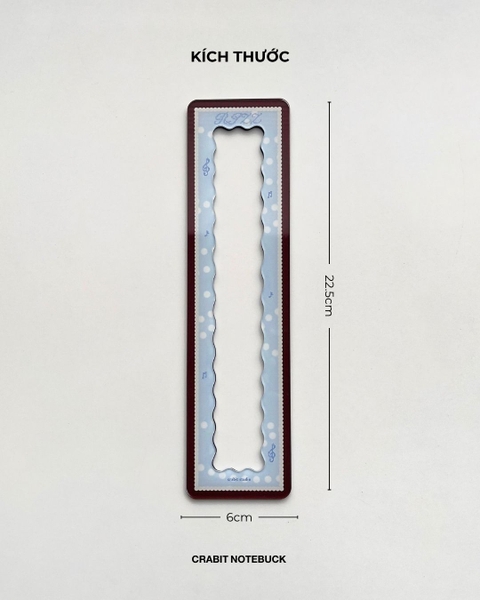 Khung ảnh nam châm dài 4 tấm Chấm bi