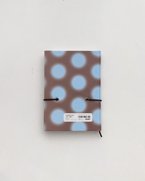 Sổ tay A5 dot 132 trang 130gsm Chấm bi - Nâu Xanh