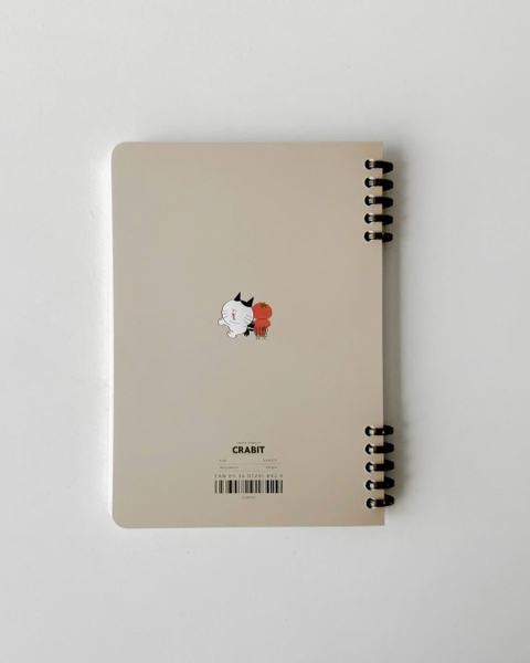 Sổ còng a5 slim binder 100gsm kẻ ngang - Tomeoto Ketchup