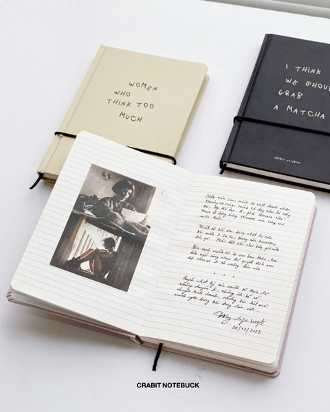 Sổ tay A5 kẻ ngang 130gsm 110 trang A Few Notes - Woman Who Think Too Much