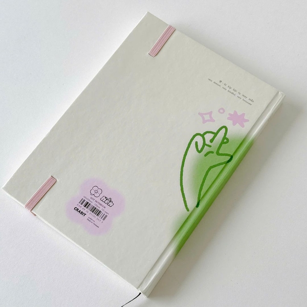 Sổ tay A5 dot 130gsm 128 trang - Hên Tay Vàng