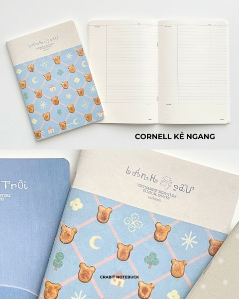 Combo 3 Vở cornell 120 trang Miếng