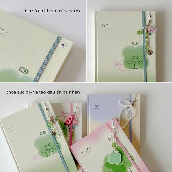 Sổ tay A5 dot 130gsm 128 trang - Hên Sạc Pin