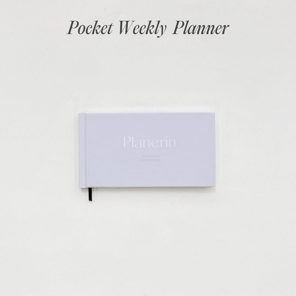 Sổ lịch Planner 2025 - Pocket Weekly Plan - 6 Months