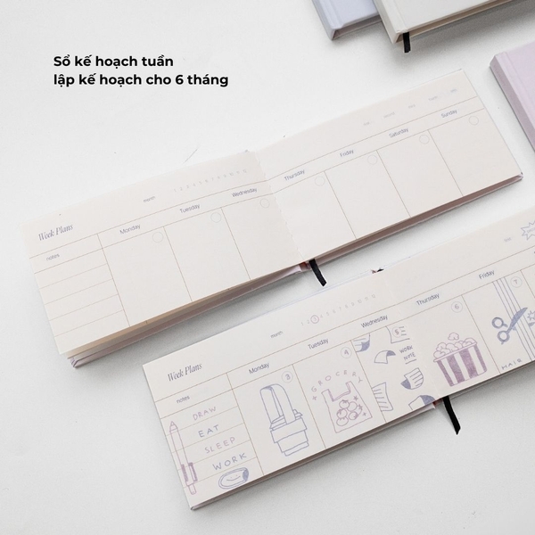 Sổ lịch Planner 2025 - Pocket Weekly Plan - 6 Months