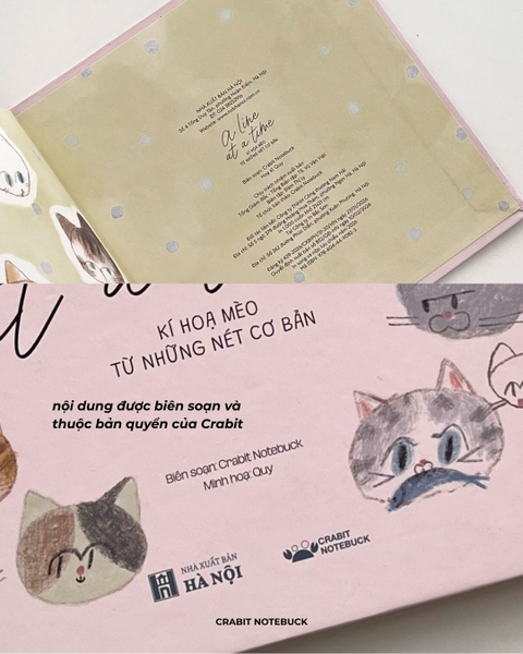 Sổ dạy vẽ A Line At A Time - Cat Lovers