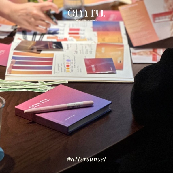 Sổ dot khổ vuông 130gsm Êmru Collection - After Sunset