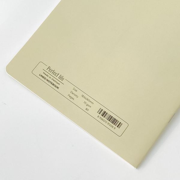 Vở kẻ ngang 80 trang - Perfect Life Cookies Xanh lá