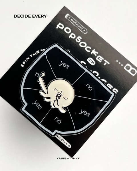 Popsocket Acrylic Spinning đế dán keo Chăm chỉ