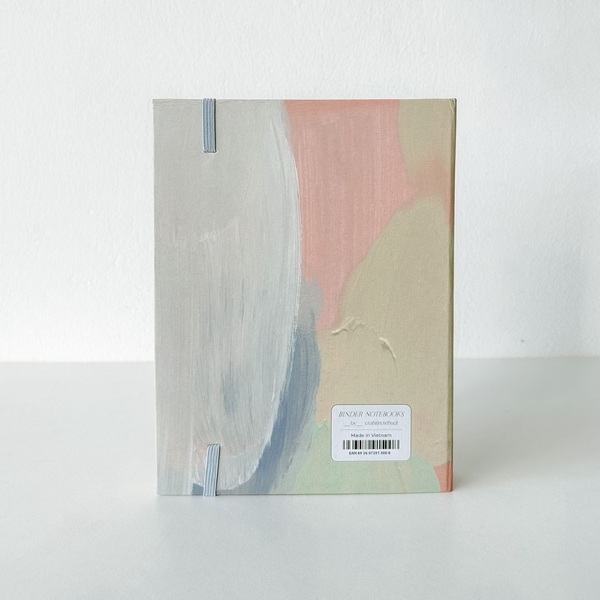 Sổ còng sắt bìa cứng A5 6 lỗ Feather Vệt màu Xanh