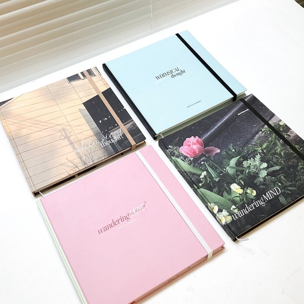 Sketchbook Vuông 190gsm - Wandering Mind Hồng