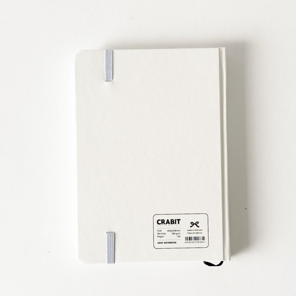 Sổ grid A5 Ribbon Collection Nơ Xanh