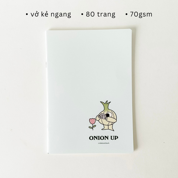 Vở kẻ ngang 80 trang - Onion Tulip