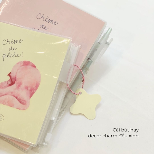 Sổ A5 grid 130gsm 128 trang Peach Pocket