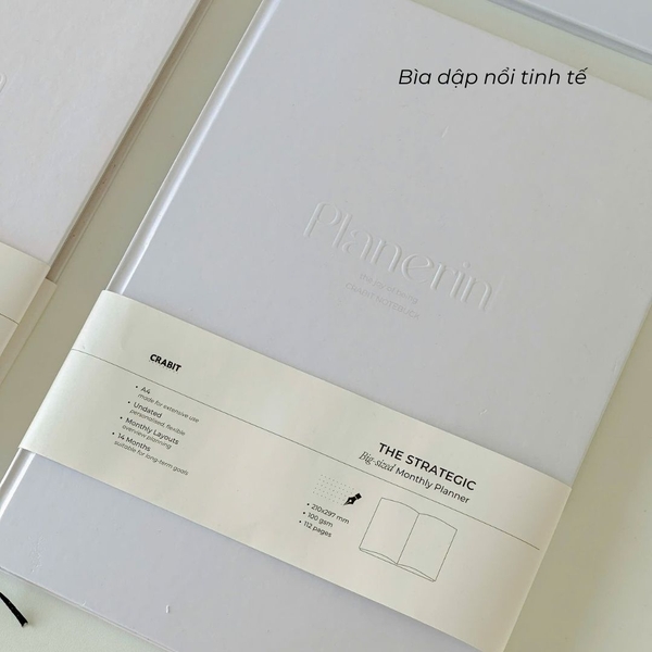 Sổ lịch Planner 2025 A4 Monthly Plan - 14 Months