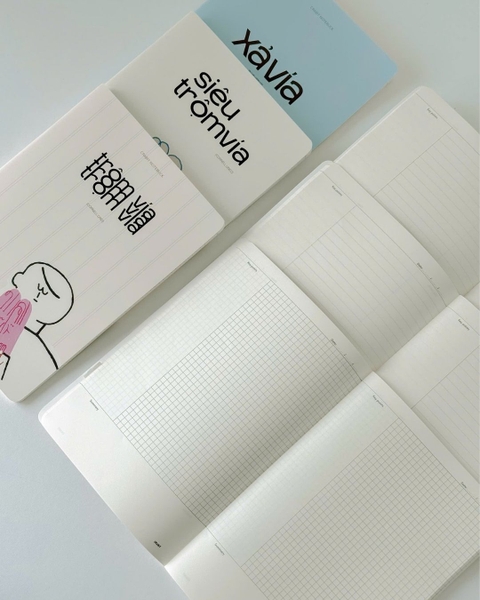 Combo 3 Vở cornell 120 trang 70gsm Trộm vía