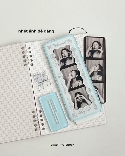 Khung ảnh standee để bàn Ren Framework - Photo strip 3 ảnh