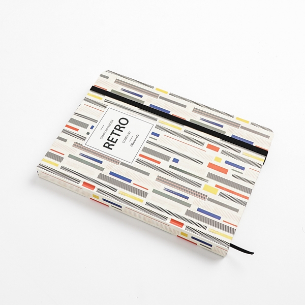 Sổ tay Retro be - trơn