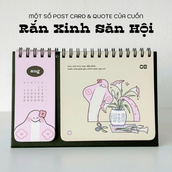 Lịch 2025 để bàn - Crabit Calendar Rắn Săn Mồi có lịch âm
