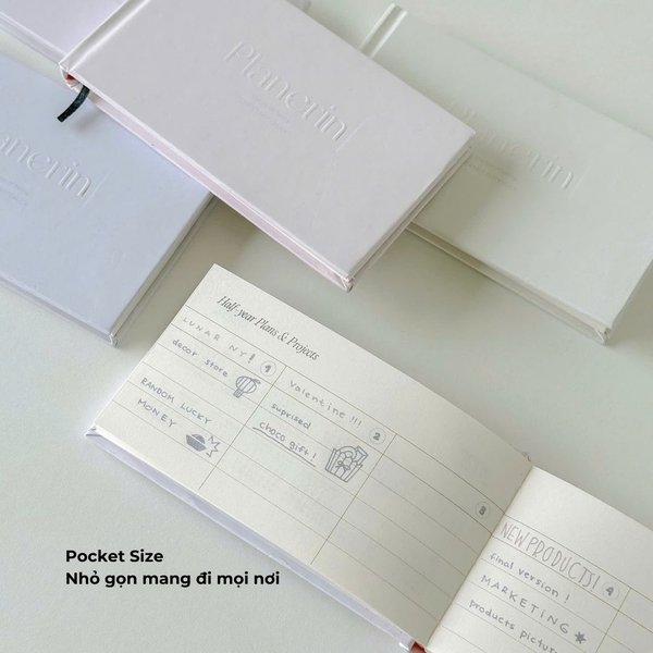 Sổ lịch Planner 2025 - Pocket Weekly Plan - 6 Months