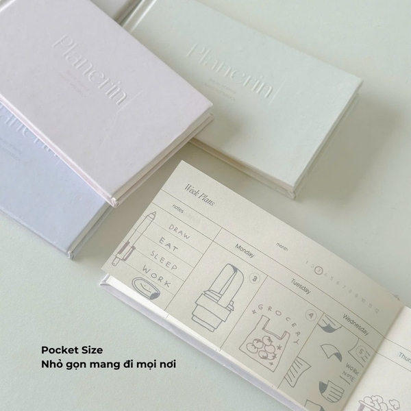 Sổ lịch Planner 2025 - Pocket Weekly Plan - 6 Months