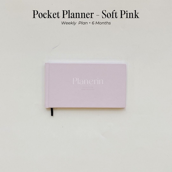 Sổ lịch Planner 2025 - Pocket Weekly Plan - 6 Months