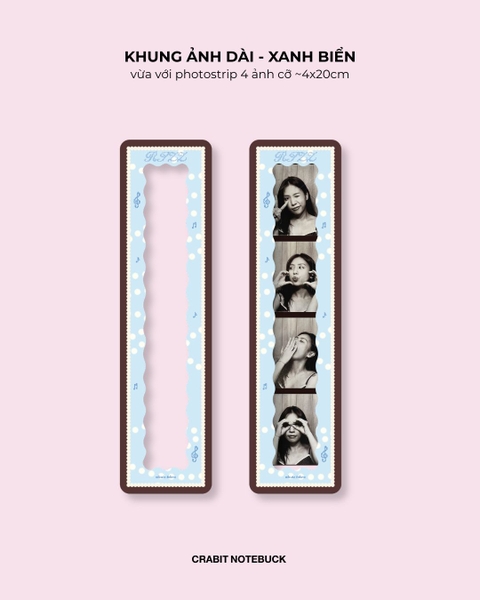 Khung ảnh nam châm dài 4 tấm Chấm bi