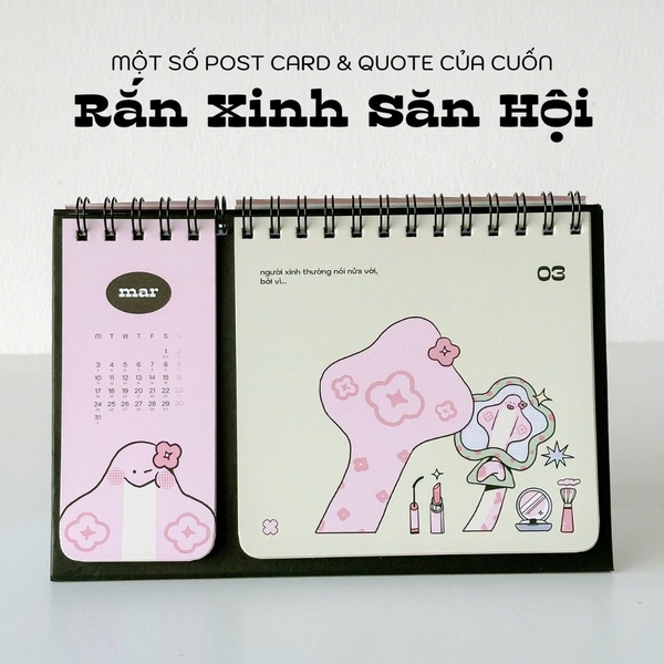 Lịch 2025 để bàn - Crabit Calendar Rắn Săn Mồi có lịch âm