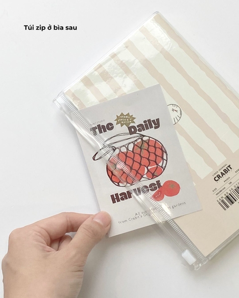 Sổ tay handy grid bìa mềm 130gsm Tomeoto Can