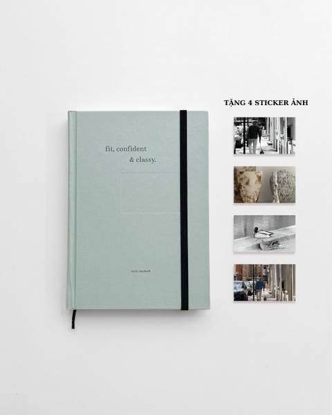 Sổ lịch kế hoạch Planner 2026 14 tháng A5 Crabit The Unfold - Mint