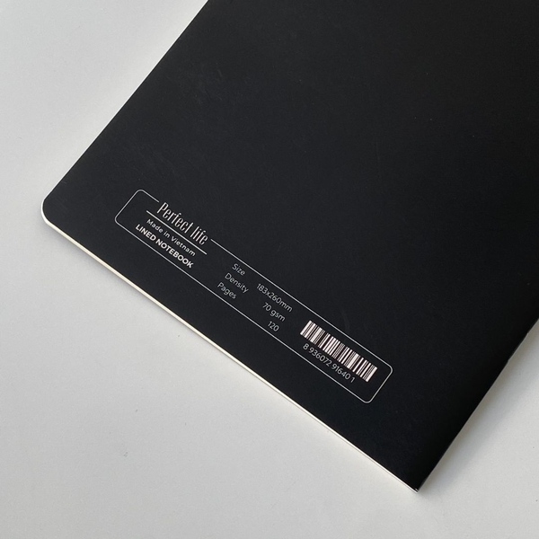 Vở kẻ ngang 120 trang - Perect Life Bánh mỳ đen