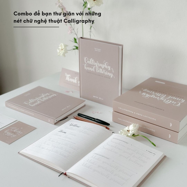 Bộ sách luyện viết Modern Calligraphy & Handwriting